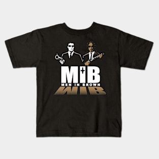 Men In Brown Kids T-Shirt